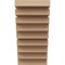 Ekena Millwork 9"W x 9"D x 18"H Wide Landon Rough Cedar Woodgrain TimberThane Corbel, Primed Tan CORUR09X09X18LANRCPR - alternate 5